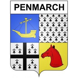 Penmarch 29 Ville Stickers Blason Autocollant Adhésif - 4 Cm