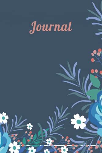 Journal: Blue Floral With You Are Everything Affirmation Interior