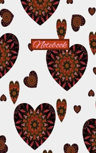 All Hearts Composition Note Book: Rule Lined White Paper For Note Taking - 100 Pages - Midsize 5 X 8