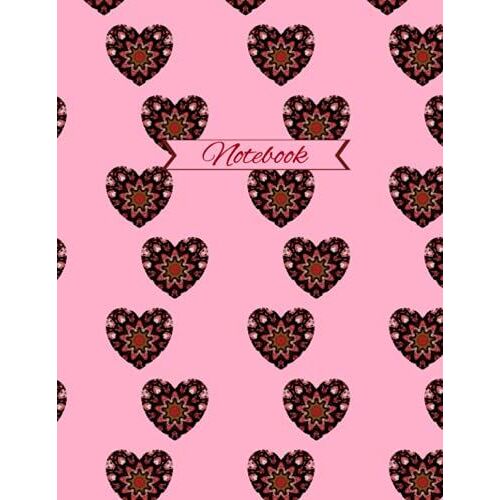 Composition Notebook: All Hearts Composition Notebook - Lined For Note Taking - 126 Pages - Large 8.5 X 11