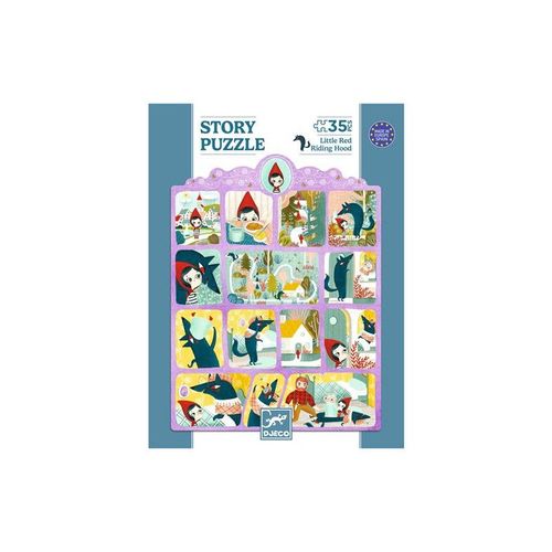 Puzzle 35 Pièces Djeco Le Petit Chaperon Rouge