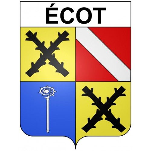 Écot 25 Ville Stickers Blason Autocollant Adhésif - 8 Cm