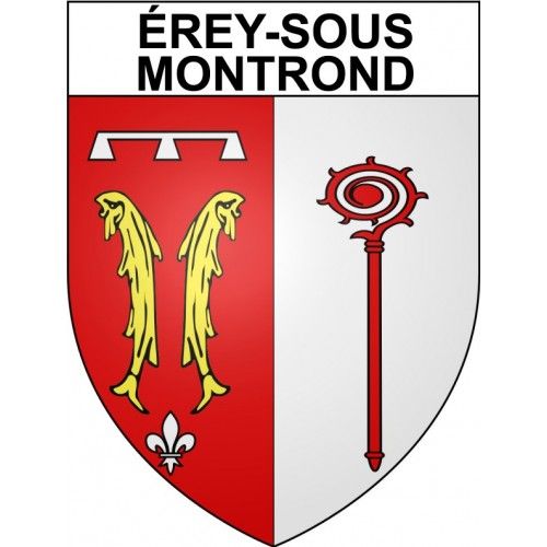 Mérey-Sous-Montrond 25 Ville Stickers Blason Autocollant Adhésif - 4 Cm