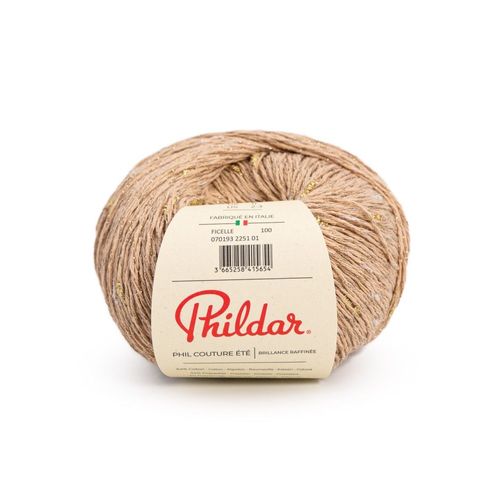 Fil À Tricoter Phil Couture Été ¿ Phildar Ficelle Marron