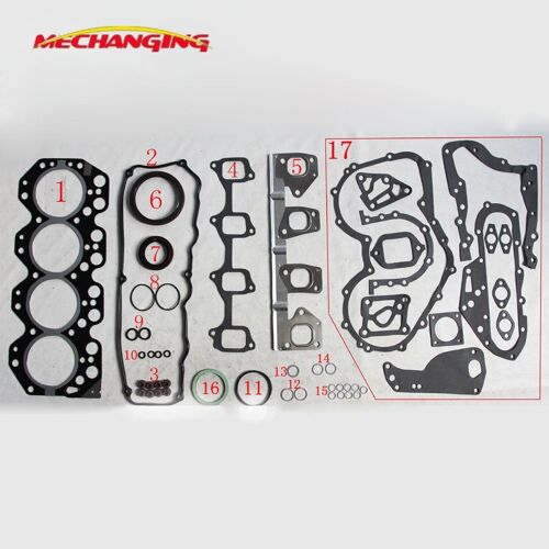 Ensemble Complet De Pièces De Moteur En Métal, 14b, Pour Toyota Dyna 200 Coaster Bus 3661cc, Pièces De Rechange Automobiles, Joint De Moteur 04111  56060 "Nipseyteko"