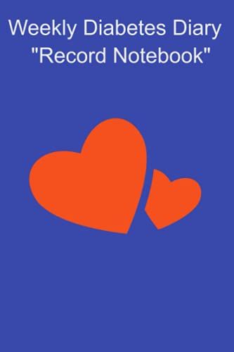 Weekly Diabetes Diary: "Record Notebook"