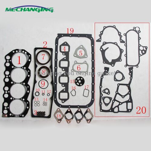 Ensemble Complet De Pièces De Moteur Diesel En Métal Qd32, Pour Nissan Urvan Bus (V2 _) 3.2 D, 50222500 "Nipseyteko"