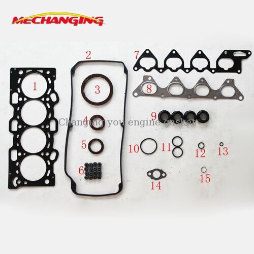 Kit De Reconstruction De Moteur En Métal Pour Mitsubishi Lancer Vi 1.8 4g93 Carisma 1.6 4g92, Ensemble Complet De Joint De Moteur Md974016 Mechanging "Nipseyteko"