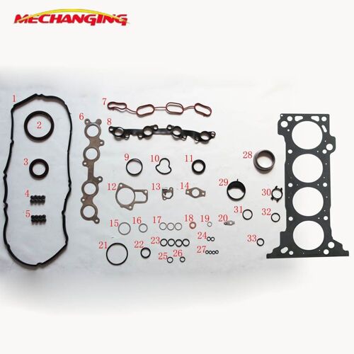 1trfe  Châssis De Plate-Forme Kun1 Tgn3 Tgn2 Tgn1 Kun2 2.0, Ensemble Complet De Pièces Automobiles En Métal, Joint De Moteur 04111  75990 "Nipseyteko"