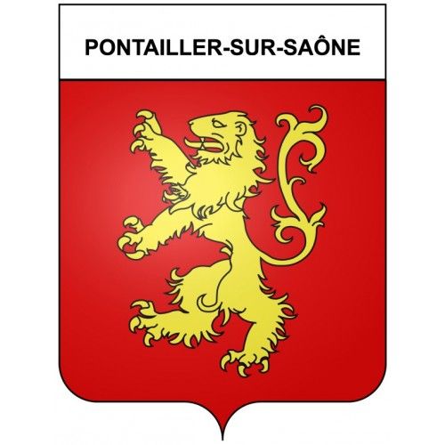 Pontailler-Sur-Saône 21 Ville Stickers Blason Autocollant Adhésif - 12 Cm