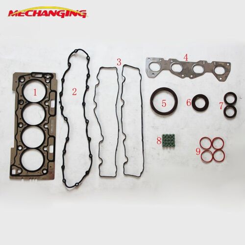 Ensemble Complet De Pièces De Moteur En Métal, Tu5jp4, Pour Peugeot 307 206 Nfu, Joint De Culasse 0197.P4, 0209.1e "Nipseyteko"