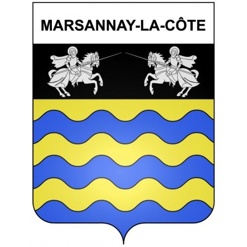 Marsannay-La-Côte 21 Ville Stickers Blason Autocollant Adhésif - 12 Cm