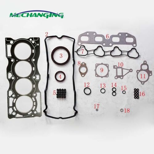 Ensemble Complet De Pièces De Rechange Pour Nissan Primera (P12), 2,0 L, Kit De Reconstruction De Moteur, Qr20, Qr20de, Joint De Moteur "Nipseyteko"