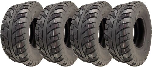 25x10.00-12 (255/65-12) ATV Tyres 6ply WP08 OBOR Beast 54N Road Legal (Set of 4)