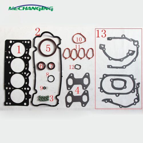 Ensemble Complet De Pièces De Moteur, Joint D'étanchéité, Adapté Pour Fiat Panda (169) 1.1 Ou Punto (188) 1.2 188a4.000 187a1.000 223a5 50203200 "Nipseyteko"