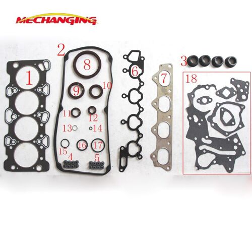 Pour Mitsubishi L200 L300 L400 4g63 Sohc V31 16v Automobile Complet Moteur Jeu De Joints Complet Md972933 50218200 "Nipseyteko"