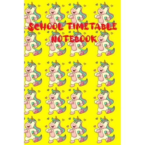 School Timetable Notebook: School Planner Notebook,Checklist And Timetable Notebook,Lined Journal Notebook110 Pages - 6x9_Bw_110 _Paperback 2021: School Timetable Notebook: School Planner Notebook