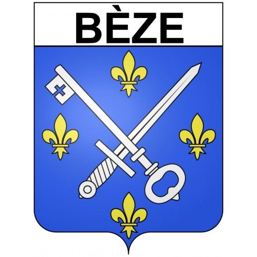 Bèze 21 Ville Stickers Blason Autocollant Adhésif - 4 Cm