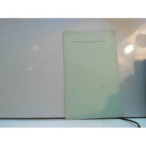 Reprinted From The Bulletin Of The School Of Oriental Studies, Vol Vii Pt 1 1933