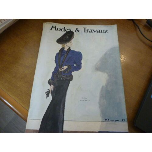 Modes Et Travaux 427 - Création Nina Ricci - Illustration Mourgues.