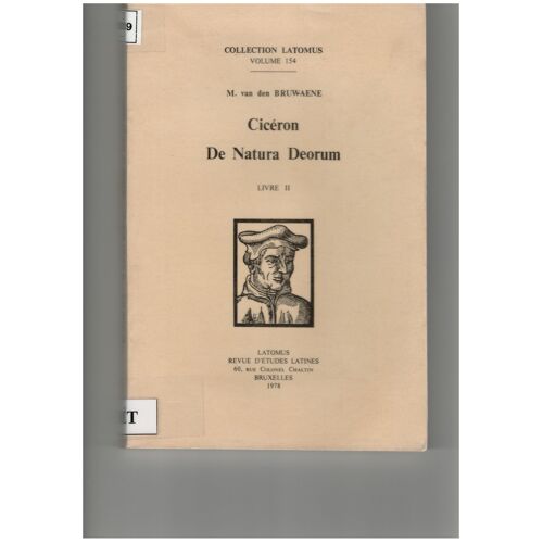 Collection Latomus Bruxelles Cicéron (Lot De 3 Volumes)
