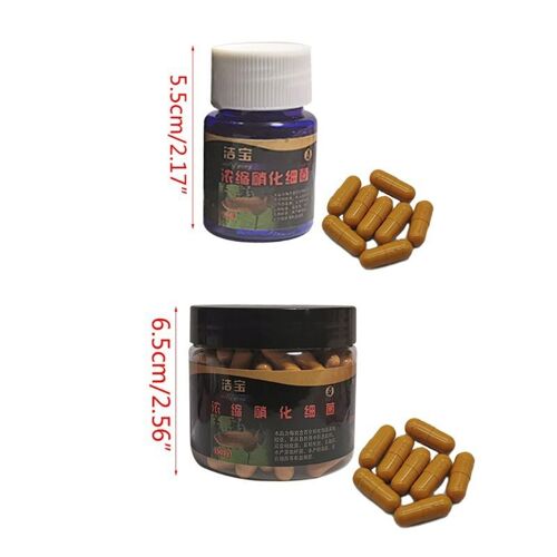 Purificateur D'aquarium Super Concentré De Bactéries Nitrifiantes, Capsule E15d