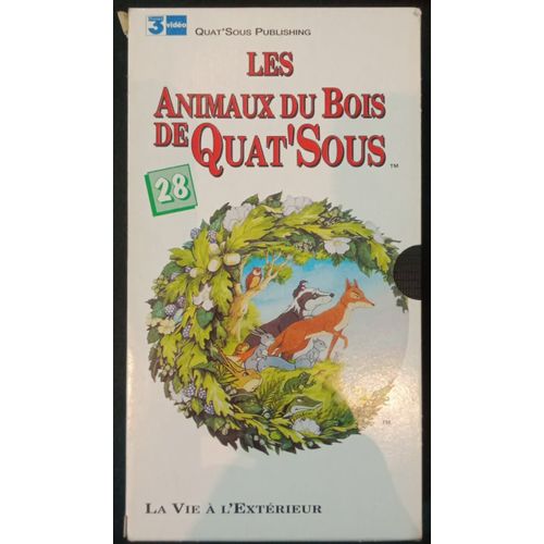 Les Animaux Du Bois De Quat'sous - Volume 28 - La Vie À L'extérieur - Vhs