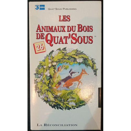 Les Animaux Du Bois De Quat'sous - Volume 26 - La Réconciliation - Vhs