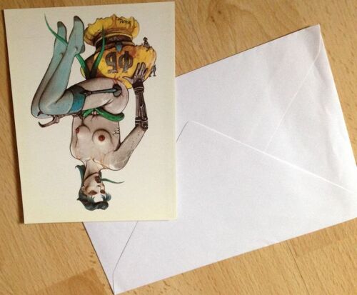 Enki Bilal - La Fille À La Langue Verte - 10x15cm - Carte Postale