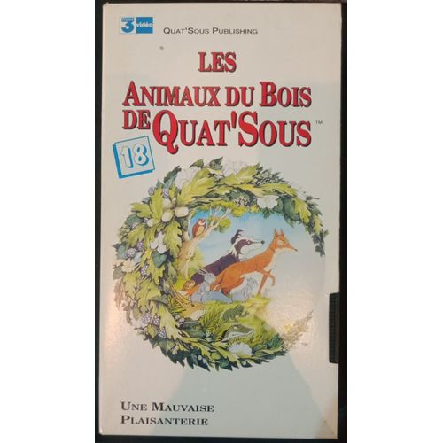 Les Animaux Du Bois De Quat'sous - Volume 18 - Une Mauvaise Plaisanterie - Vhs