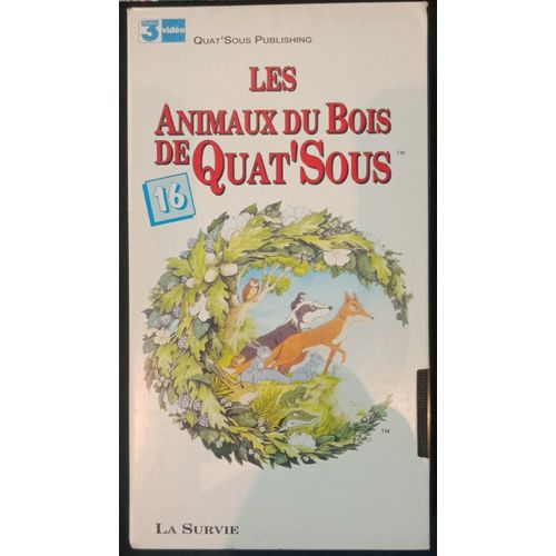 Les Animaux Du Bois De Quat'sous - Volume 16 - La Survie - Vhs