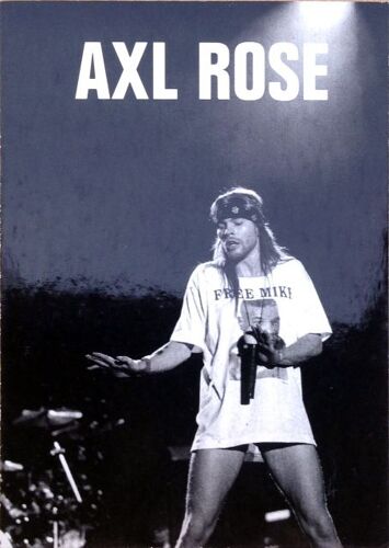 Guns N' Roses - Axl Rose - 10x15cm - Carte Postale