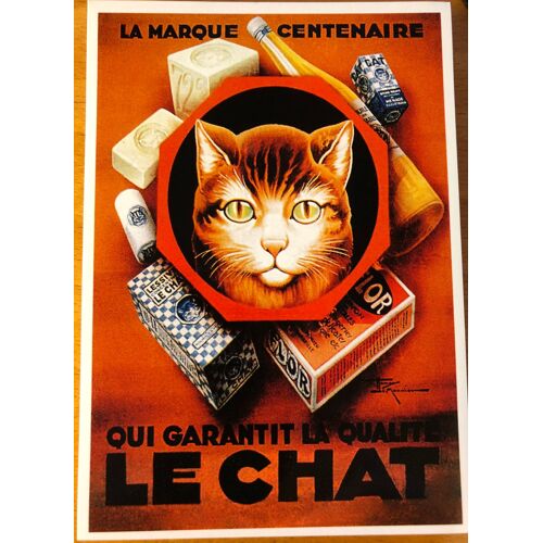 Savon Le Chat / Centenaire - 10x15cm - Carte Postale