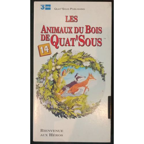 Les Animaux Du Bois De Quat'sous - Volume 14 - Bienvenue Aux Héros - Vhs