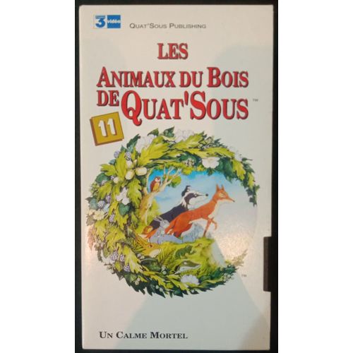 Les Animaux Du Bois De Quat'sous - Volume 11 - Un Calme Mortel - Vhs