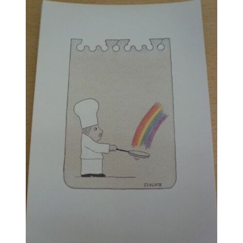 Wilhelm Schlote - Cartoon - 10x15cm - Carte Postale