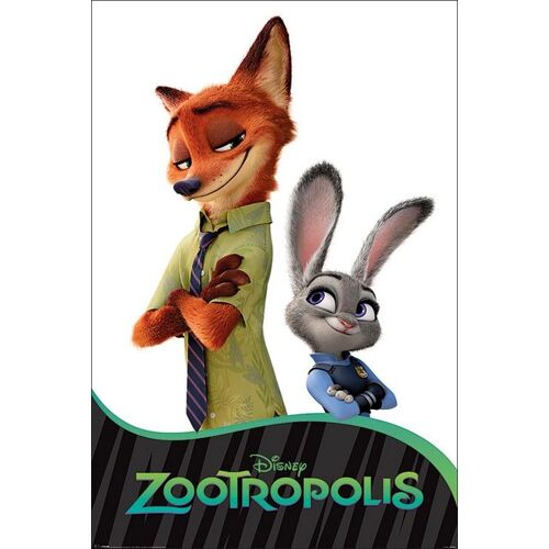 Zootropolis - Personnages - 61x91,5cm - Affiche / Poster Envoi En Tube
