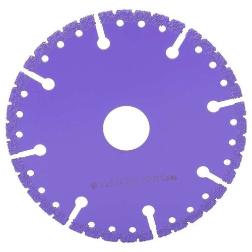 Lame de coupe en diamant 115mm, disque de meulage de coupe, lame de scie circulaire segmentée