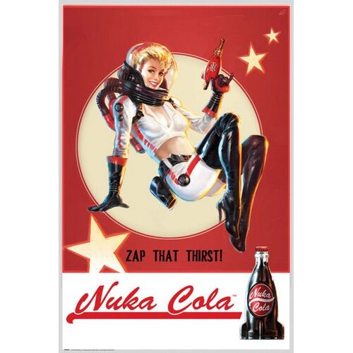 Fallout 4 - Nuka Cola - 61x91,5cm - Affiche / Poster Envoi En Tube