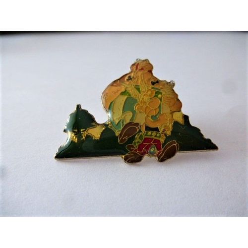 Pins Bd Asterix Obelix Et Idefix / Signé Gosinny Underzo Parc Asrerix 1991