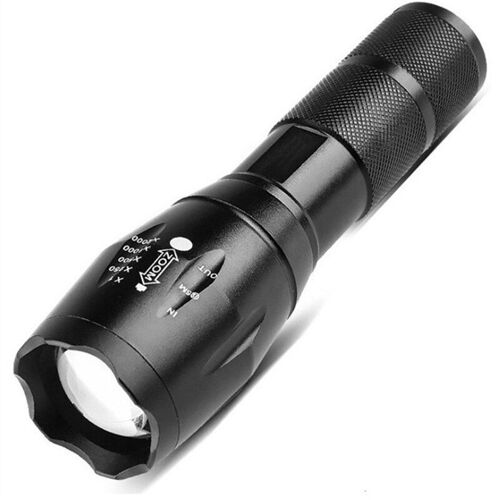 Lampe de poche T6 en alliage d'aluminium, lumière forte, étanche, Portable, pour l'extérieur, mise au point télescopique, à main