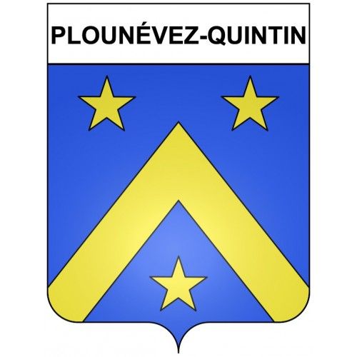 Plounévez-Quintin 22 Ville Stickers Blason Autocollant Adhésif - 4 Cm