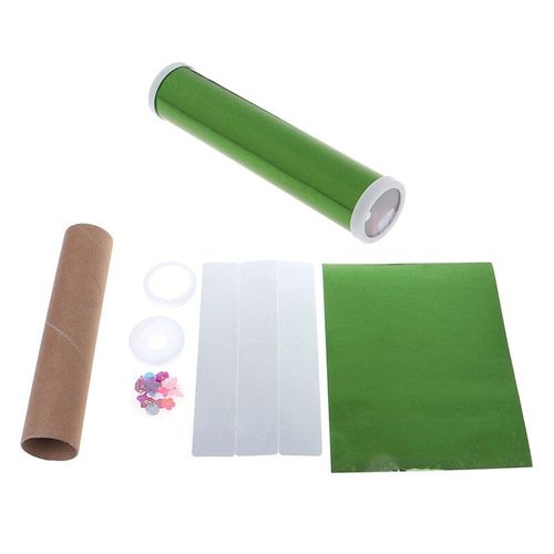 Kit De Kaléidoscope Rotatif Coloré, 1 Ensemble, Bricolage, Expérience Scientifique, Artisanat Éducatif Pour Enfant, Jouet De Formation À La Coopération Mains-Yeux