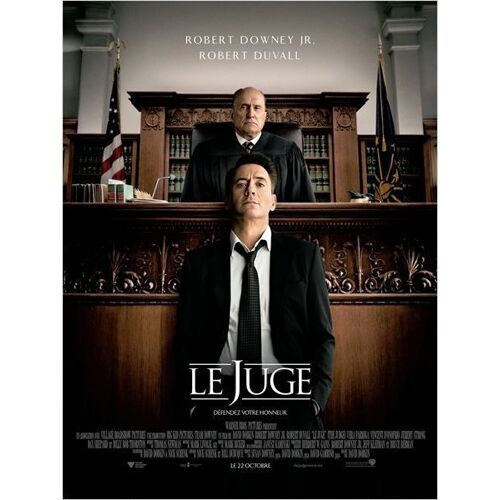 Le Juge - 2014 - David Dobkin, Robert Downey Jr., Robert Duvall, Leighton Meester, Billy Bob Thornton, Vincent D'onofrio - 116x158cm - Affiche Cinéma Originale - Envoi Plié