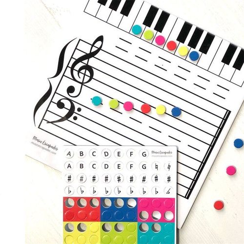 Planche Magnétique Effaçable À Sec Pour Enfants, Pour Les Leçons De Musique, Les Notes De Lecture, Piano De Salle De Musique, Pour Les Enseignants, Jouets De Maison