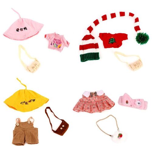 1 Ensemble De Mini Peluche De Canard Jaune, Vêtements, Poupée Douce, Animal, Jouet, Cadeau D'anniversaire