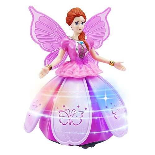 Poupée Princesse Dansante Électrique, Robot Rotatif À Lumière Led, Jouet Musical, Chant Pour Enfants, Cadeaux Multifonctions, Cadeau Pour Bébé Fille, Zll