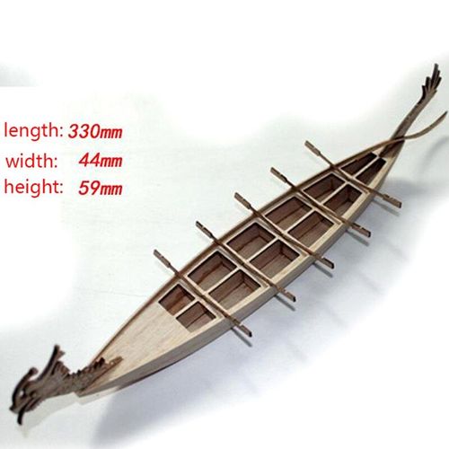 Kit D'assemblage De Bateau Dragon Chinois En Bois, Modèle De Bateau Ancien, Vitesse De Rames