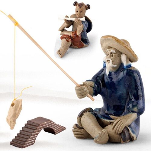 Figurine Chinoise En Céramique, Bonsaï, Paysage De Rocaille, Simulation, Nouveau, Accessoires Pour Maison De Poupée, Cadeau De Noël