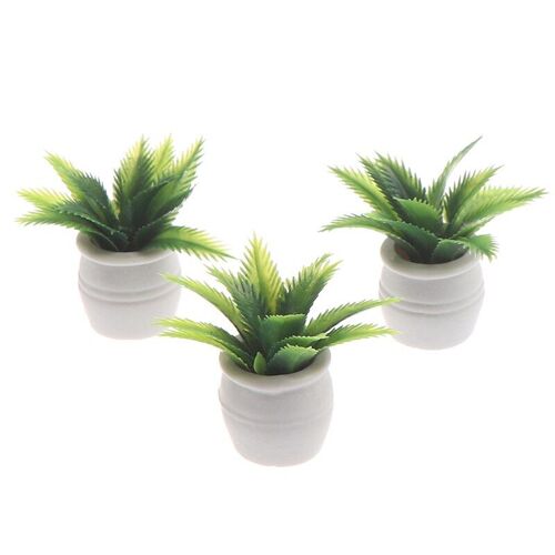 1:12 Maison De Poupée Plante Verte Miniature En Pot, Modèle De Décoration Pour La Maison, Accessoires Jouets